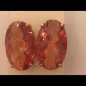 Vintage Topaz colored earrings